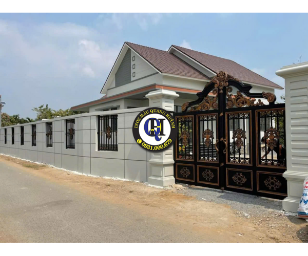 Báo Giá Gia Công Cổng Inox PVD Theo Bản Vẽ Công Trình