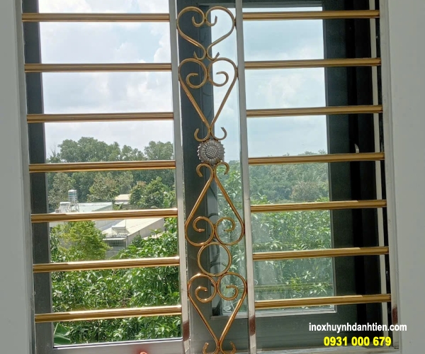 Bông Bảo Vệ Cửa Sổ Inox Mạ PVD Cao Cấp Tại Thủ Dầu Một - Giá Xưởng 2026
