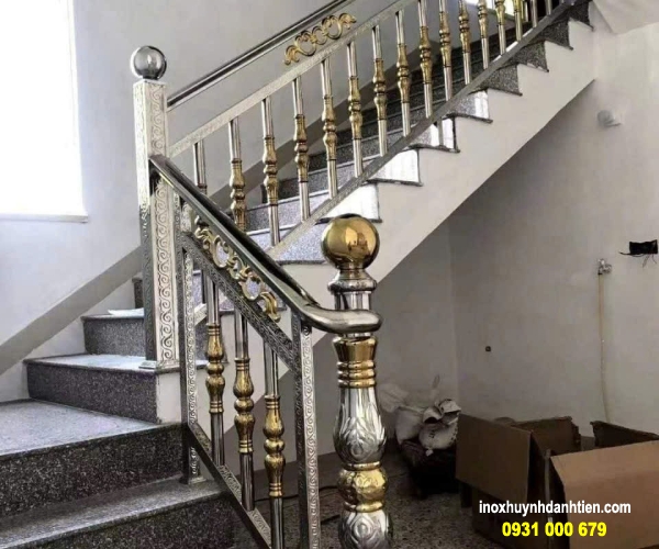 Cầu Thang Inox Vĩnh Cửu– Cách Phối Vật Liệu Cho Nhà Phố