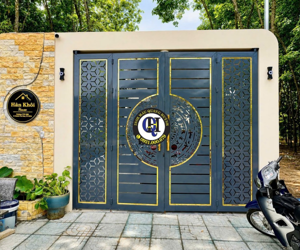Cửa Sắt CNC Hoa Văn Xuân Lộc – Gia Công Theo Mẫu Riêng