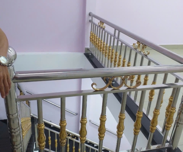 Lan Can Inox Mạ Màu PVD Bình Long – Gia Công Màu Theo Thiết Kế