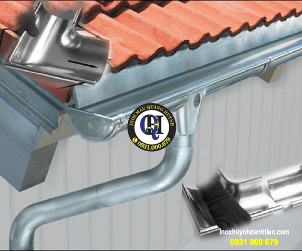 Lắp Đặt Máng Xối Inox Bến Cát Bình Dương Cho Mái Tôn, Nhà Tiền Chế