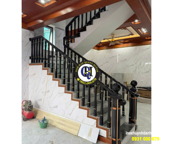 Mẫu Cầu Thang Nhôm Đẹp Bàu Bàng -  Cho Nhà Phố