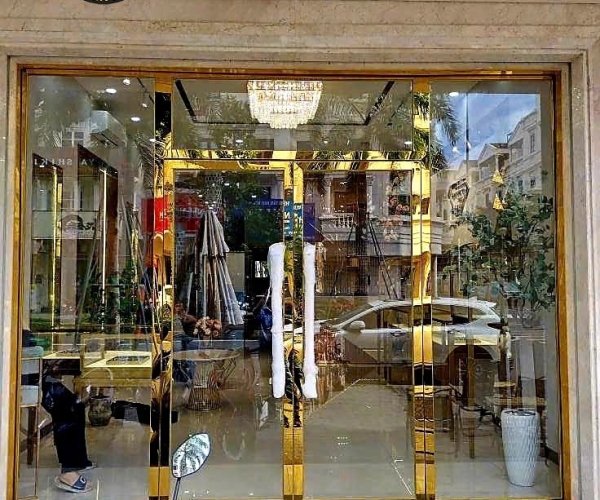 Thi Công Cửa Kính Inox Bình Dương  Mạ Màu Đẹp Cho Nhà Ở & Showroom