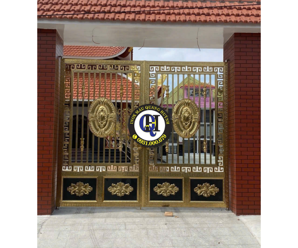 Xưởng Gia Công Cửa Cổng Inox Sơn Nung Bắc Tân Uyên - Đẹp, Giá Rẻ #1