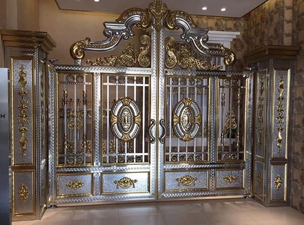 Cổng Inox Mạ PVD Cho Biệt Thự Tại Bù Gia Mập – Nhận Thiết Kế Và Thi Công