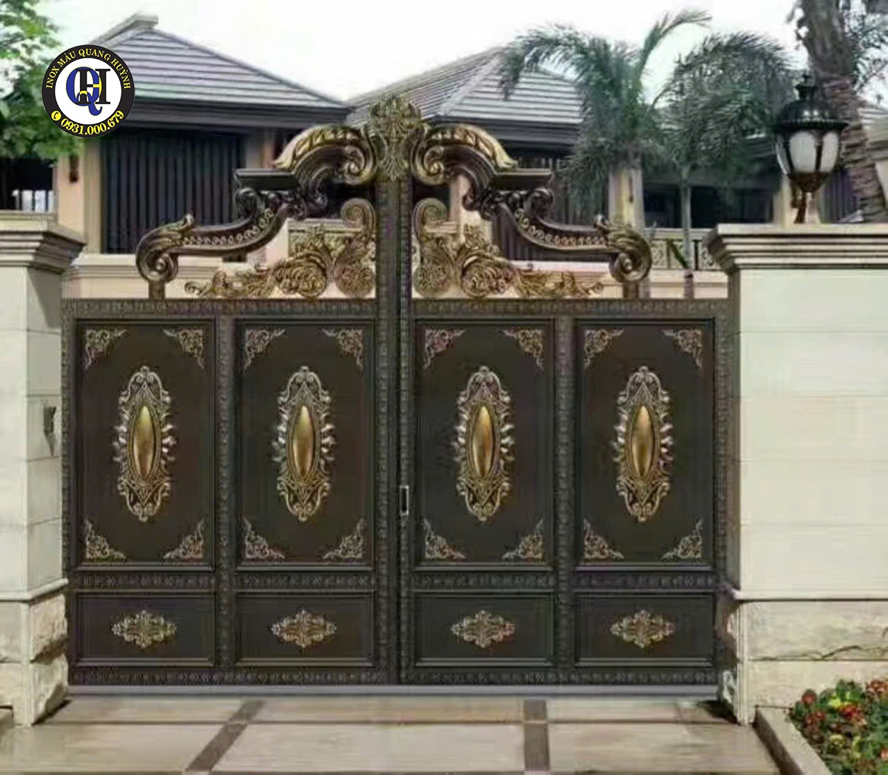 99+ Mẫu Cửa Cổng Inox Mạ Màu Quận 2 Cho Nhà Phố, Biệt Thự - Thi Công Trọn Gói