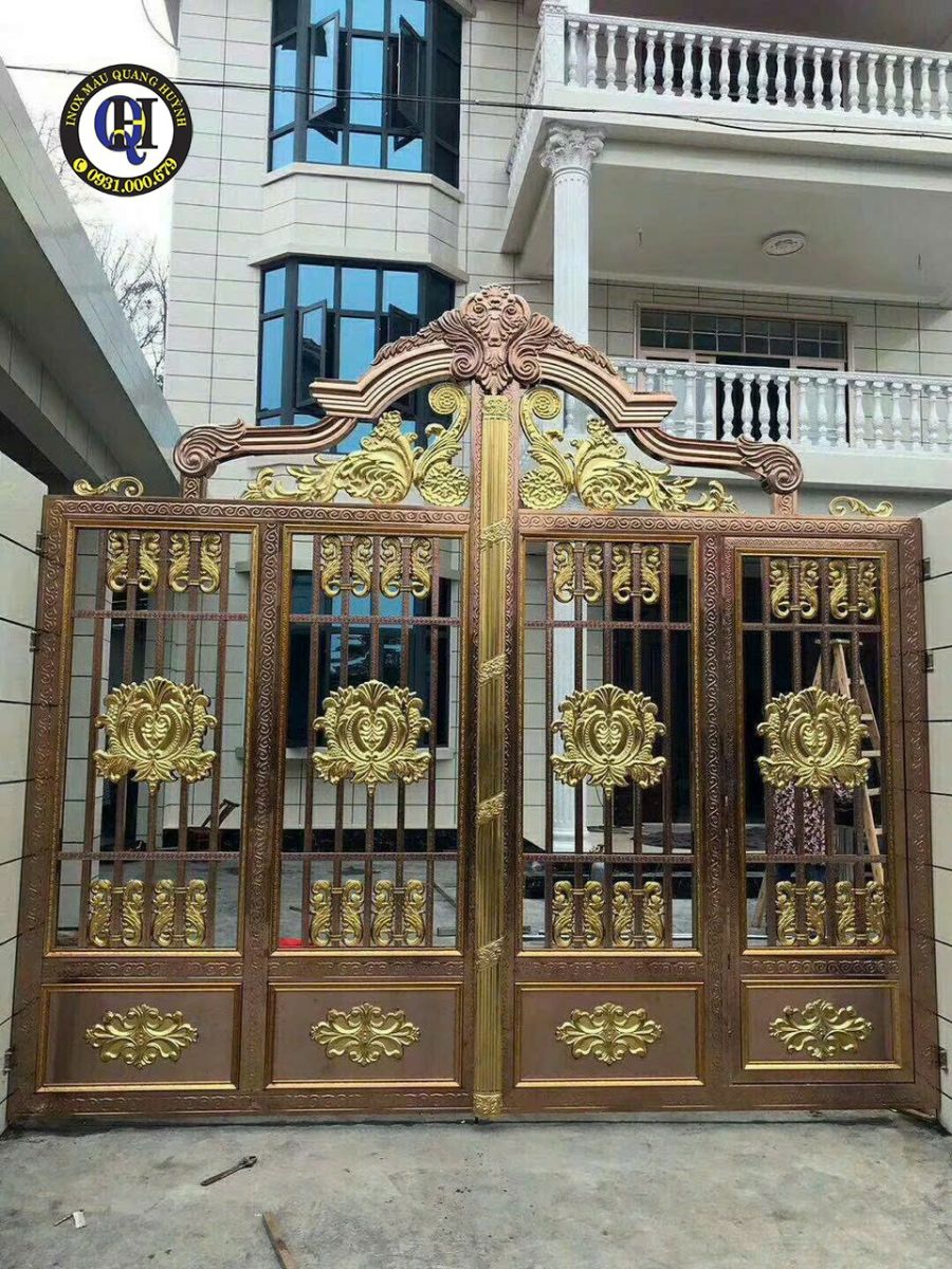 Cửa Cổng Inox Sơn Nung Tân Phú: Đẳng Cấp Nhập Khẩu Châu Âu