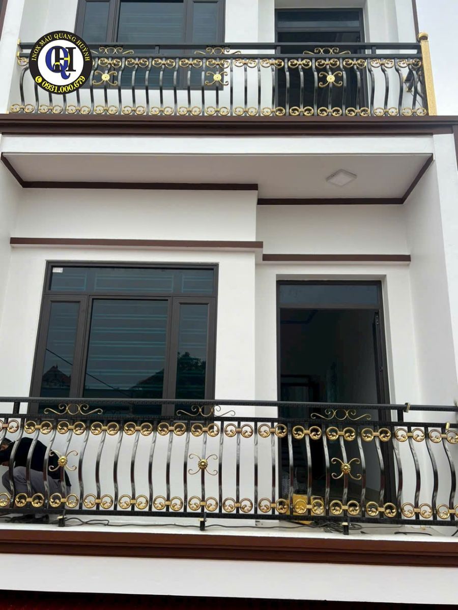 Lan Can Inox Mạ Màu Đồng Xoài - Giải Pháp Kiến Trúc Thượng Lưu #TOP1