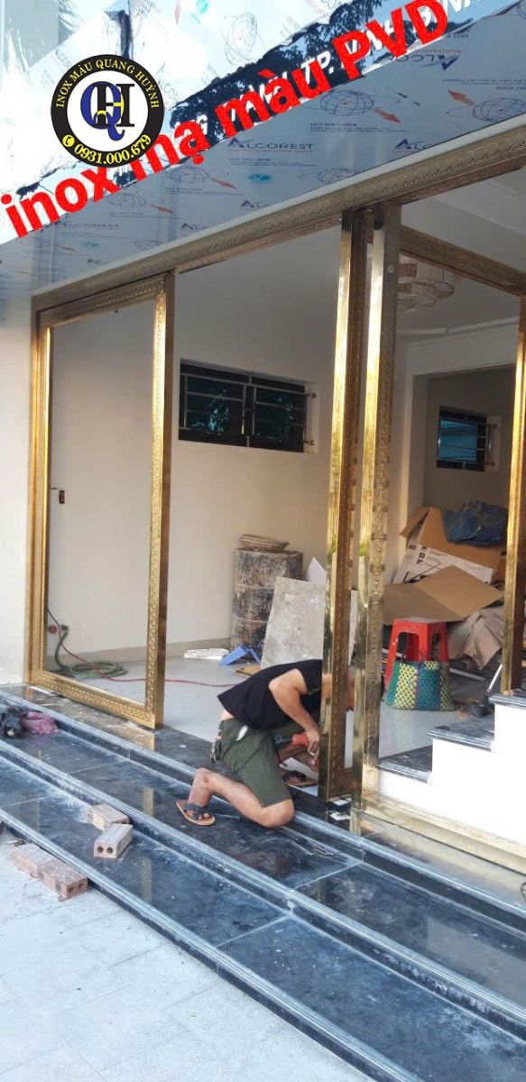 Cửa kính inox cho showroom tại Thủ Đức 0931 000 679 – Thiết kế Sang trọng, Hiện đại
